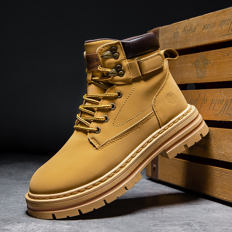 Brogue Wingtip Boots