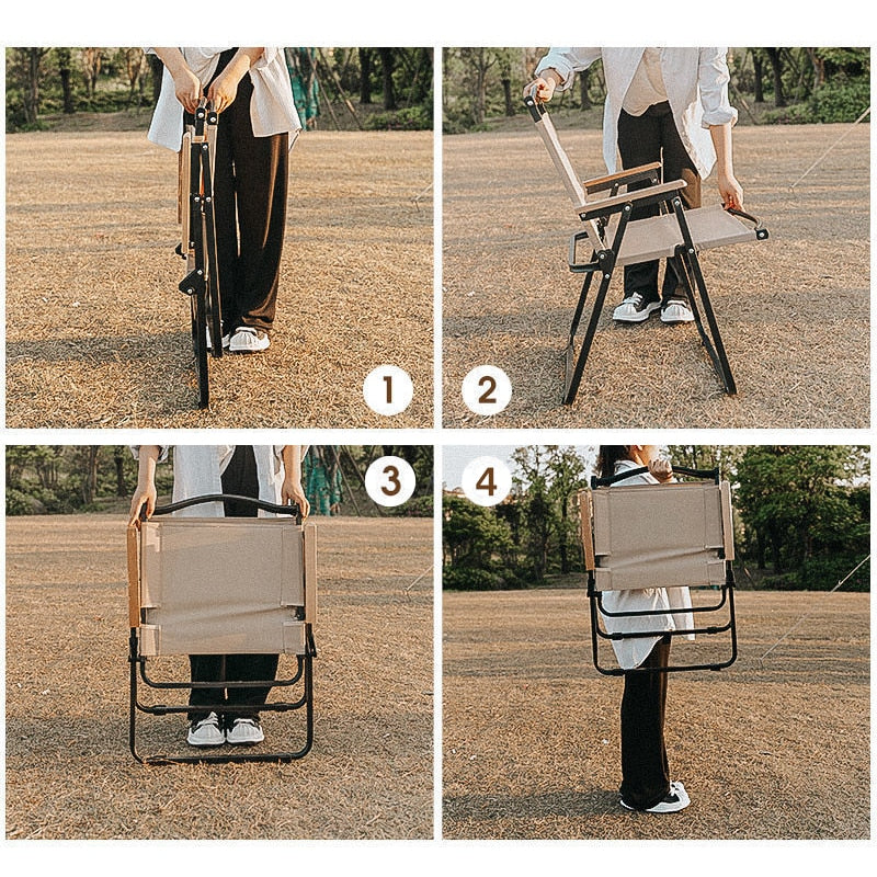 2 Piece Black Folding Chair Set
