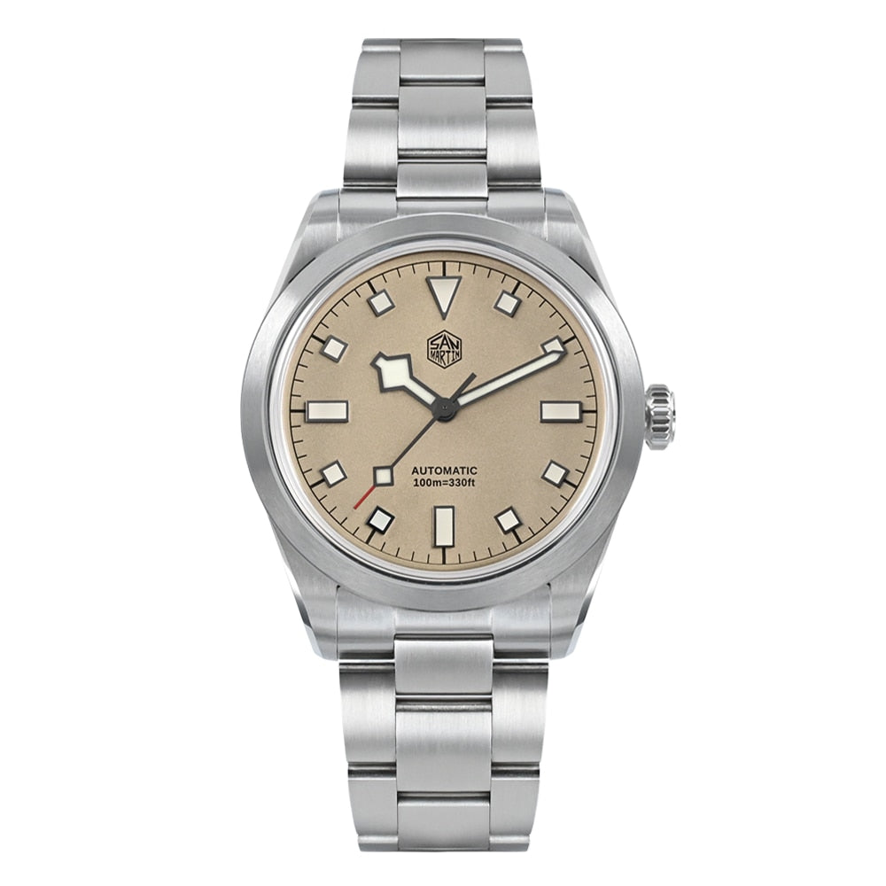 San Martin 38mm Vintage Dial Watch