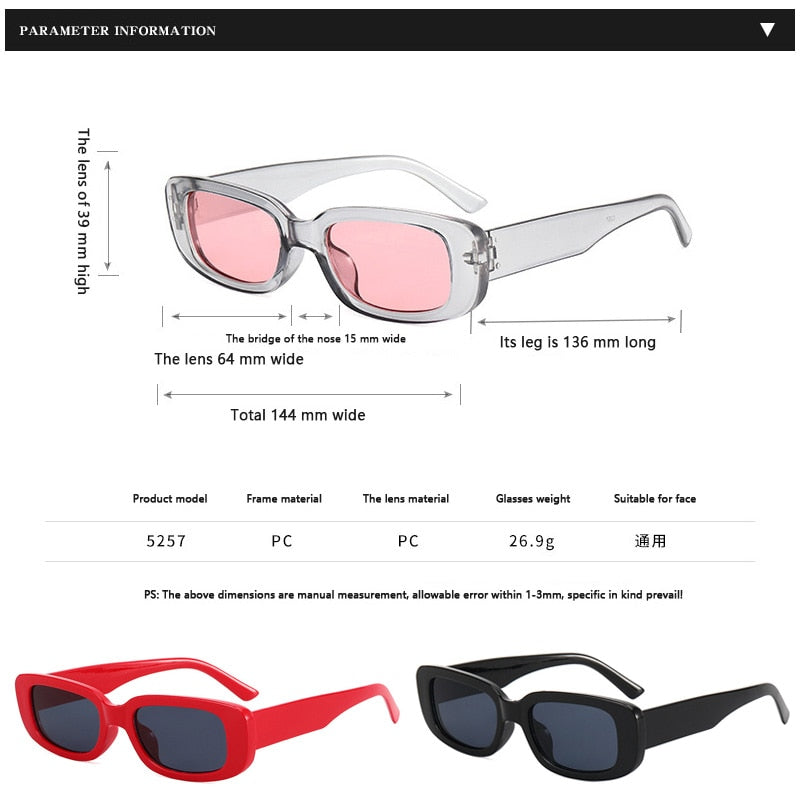 Vintage Square Sunglasses
