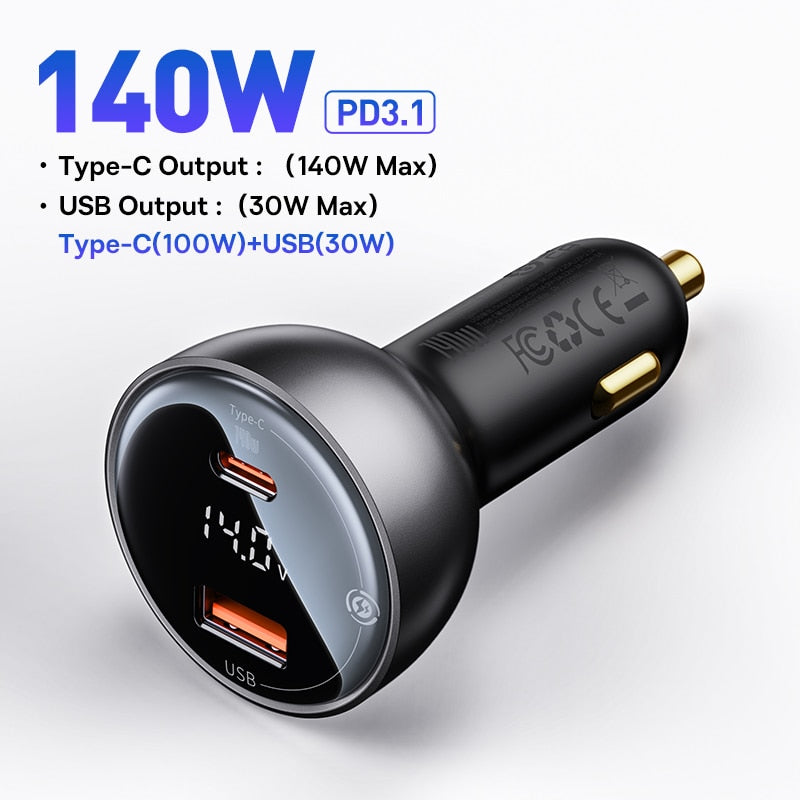 Baseus 140W PD3.1 Car Charger