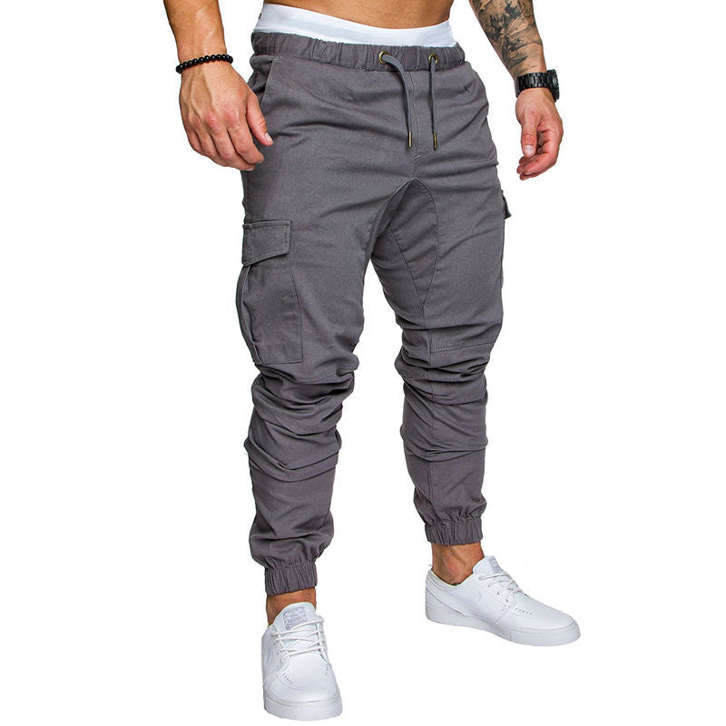Casual Elastic Cargo Pants