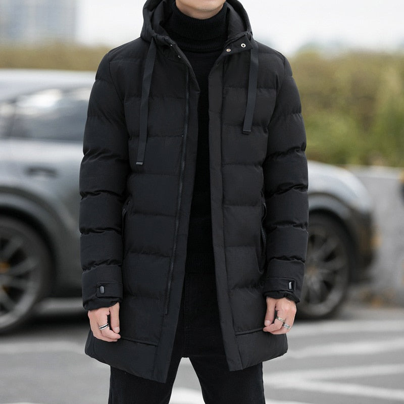 Long Warm Puffer Jacket