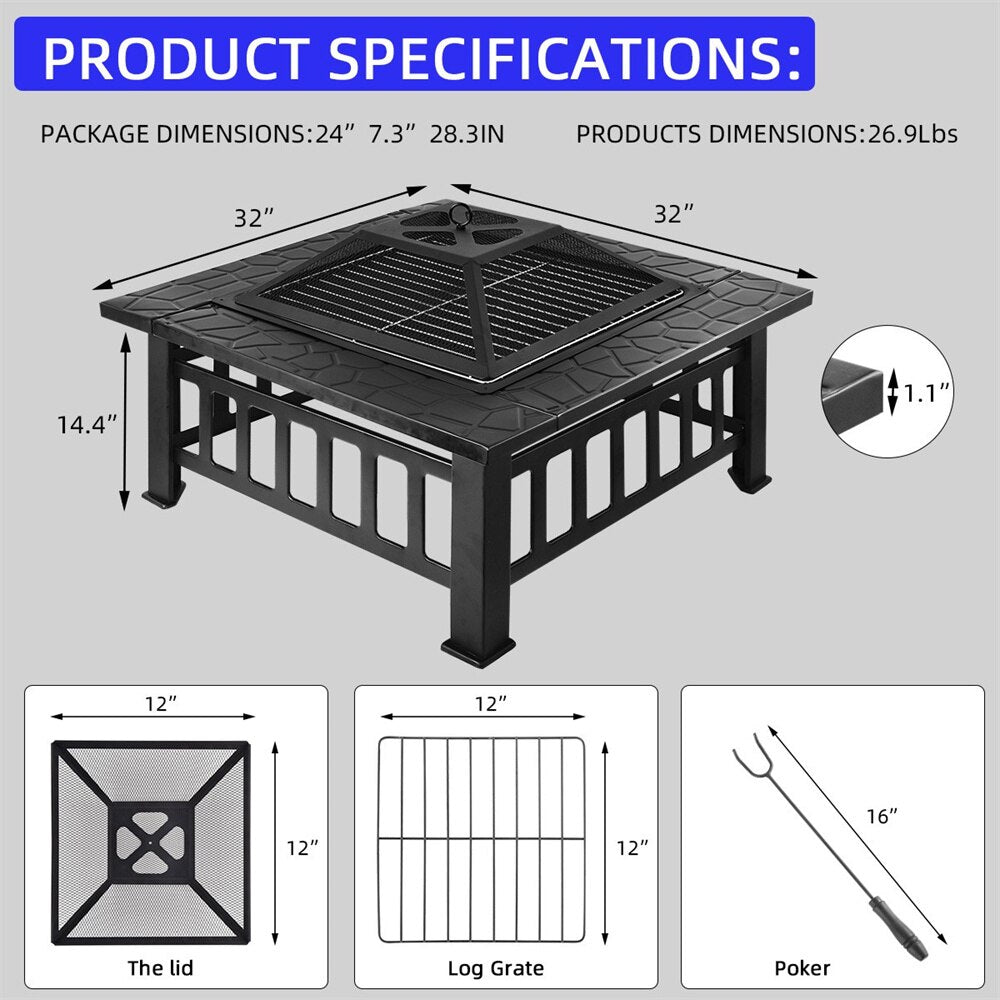 3 in 1 Firepit