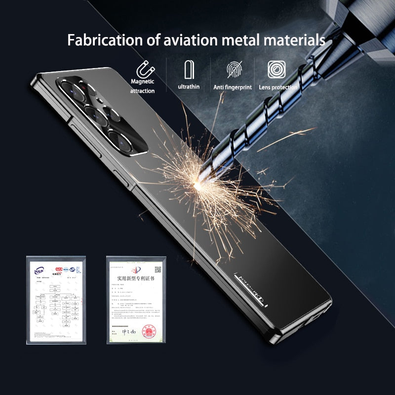 Metal Magnetic Case for Samsung Galaxy