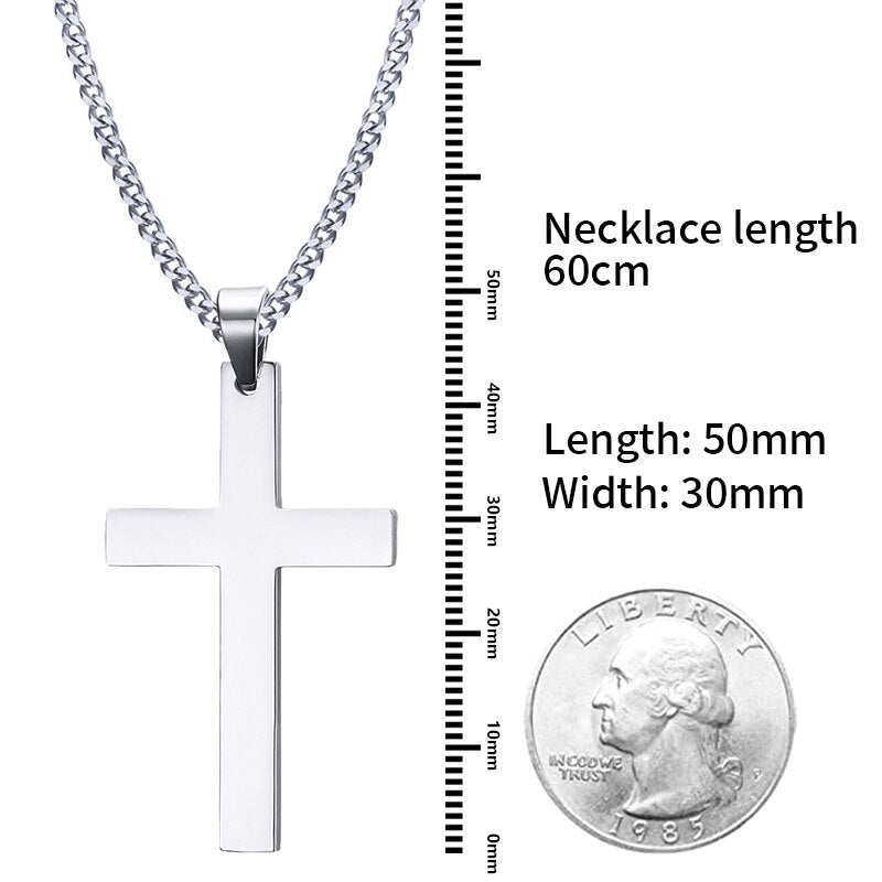 Stainless Steel Cross Pendant