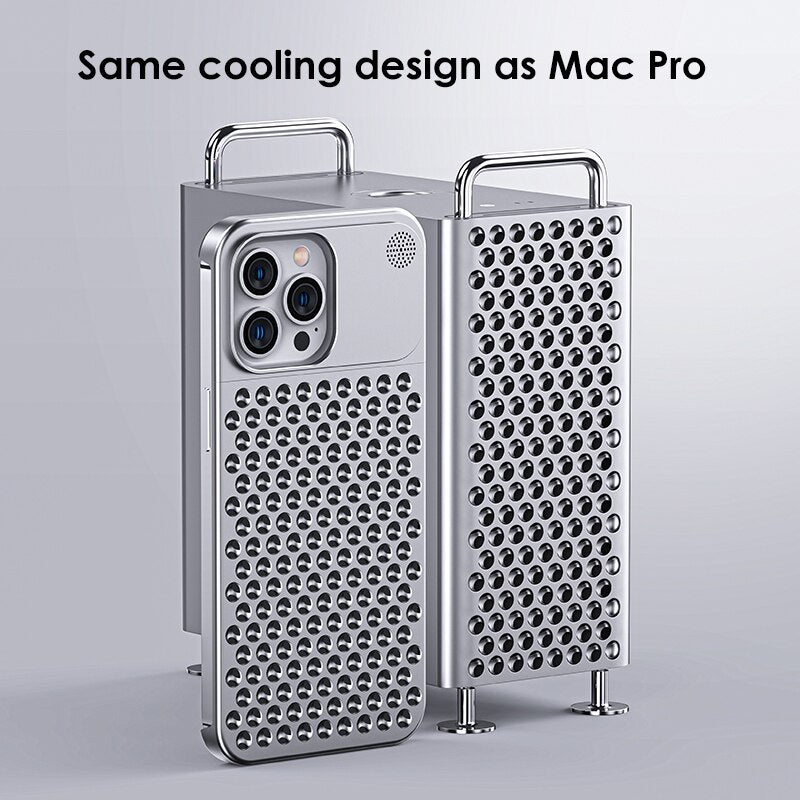Luxury Metal Cooling Phone Case For iPhone