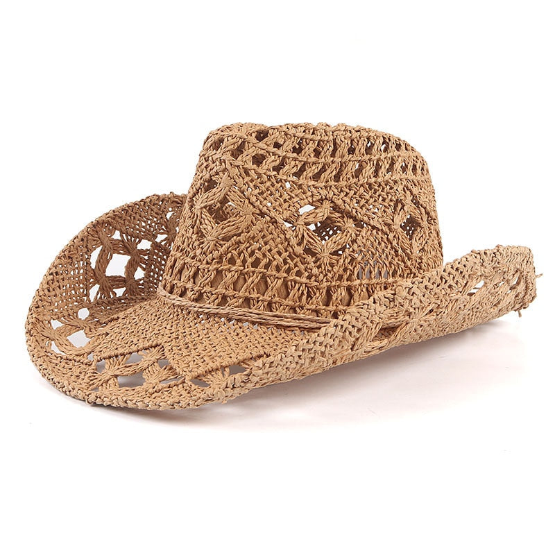 Hollowed Straw Cowboy Hat