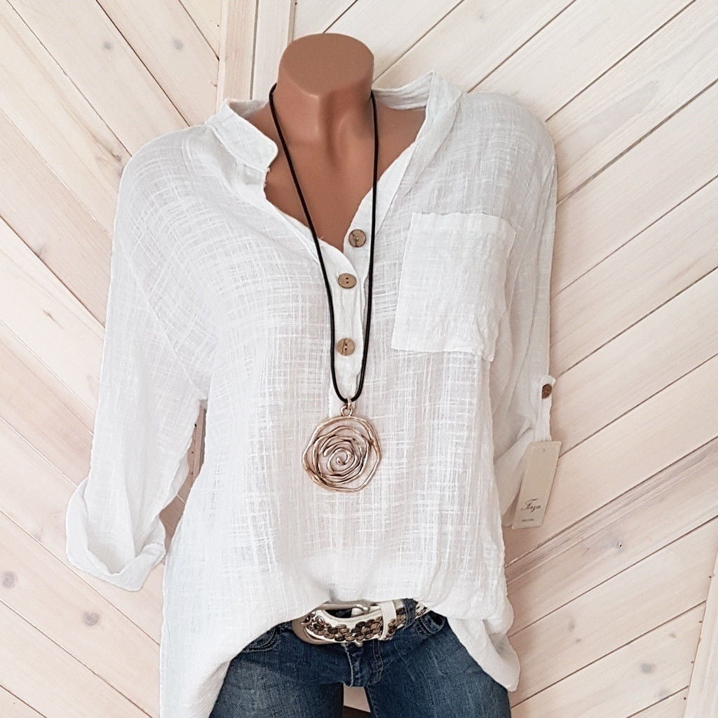 Ruffled Sleeve Blouse