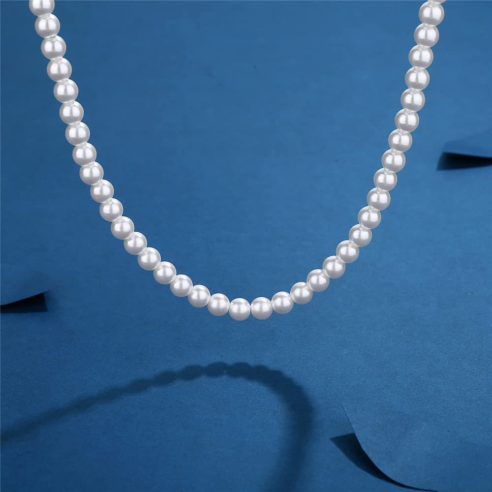 Men's Simple Pearl Necklace