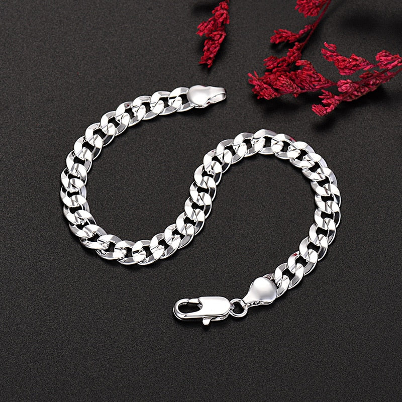 925 Sterling Silver 7MM Chain