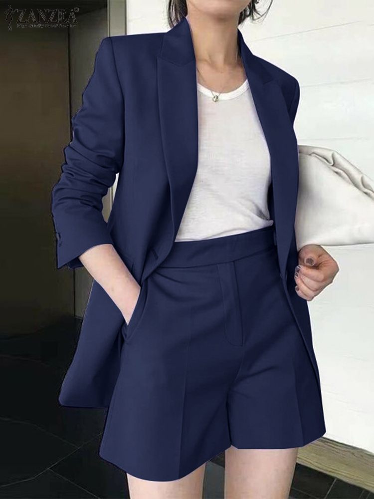 ZANZEA Short Suit Set
