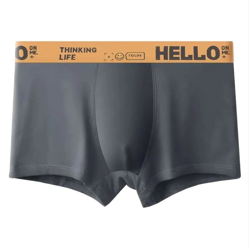 Solid Color Boxer Shorts