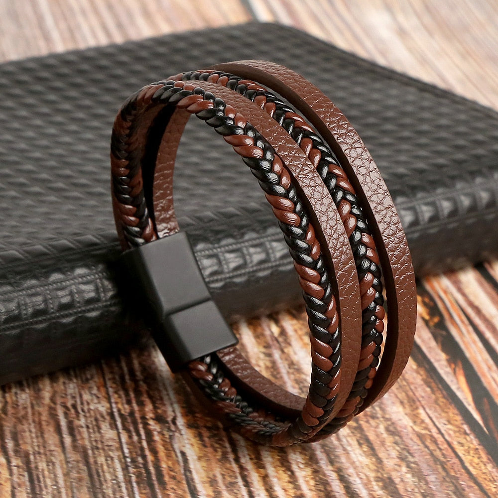 Hot Bead Leather Bracelet