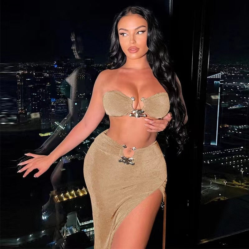 Sexy Two Piece Dress