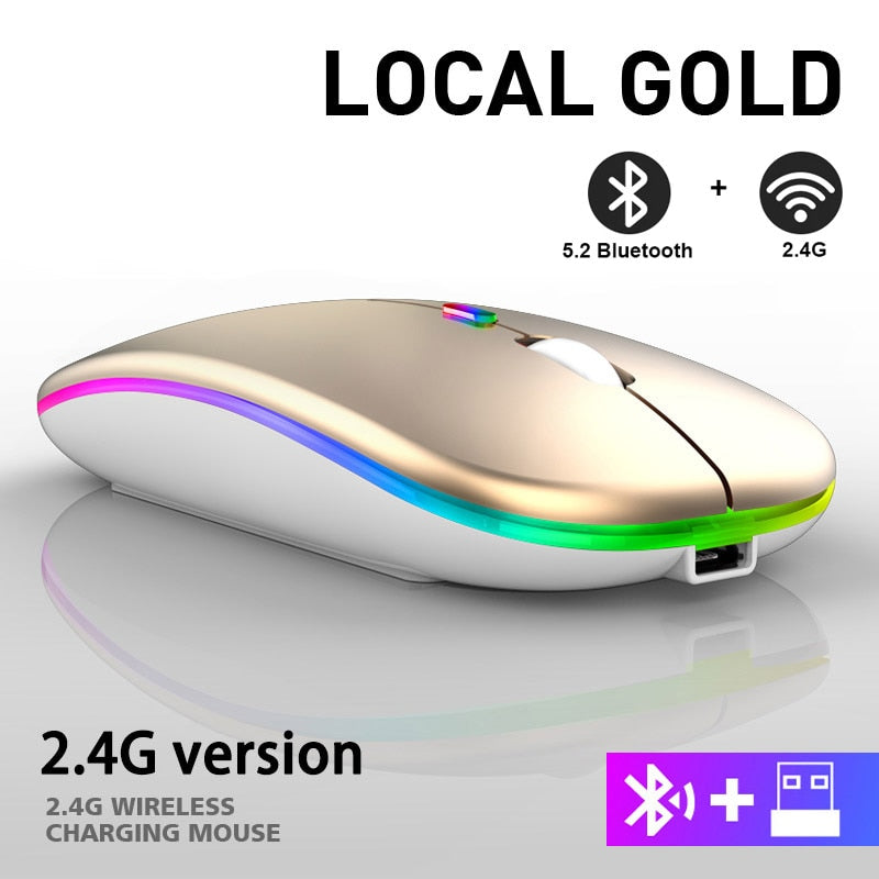 2.4G Metal Grey Wireless Mouse