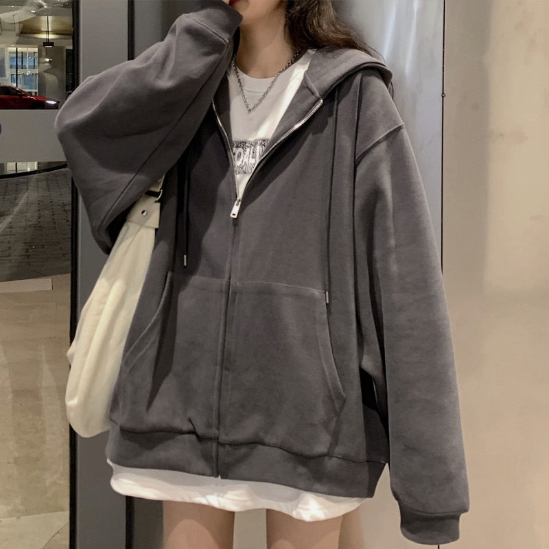 Oversized Drawstring Hoodie