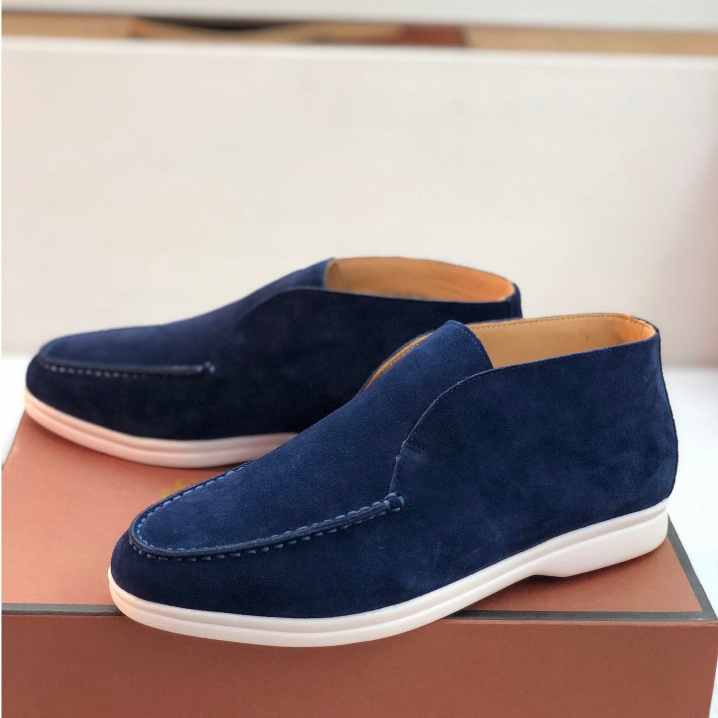 Loro Piana Cow Hide Loafers