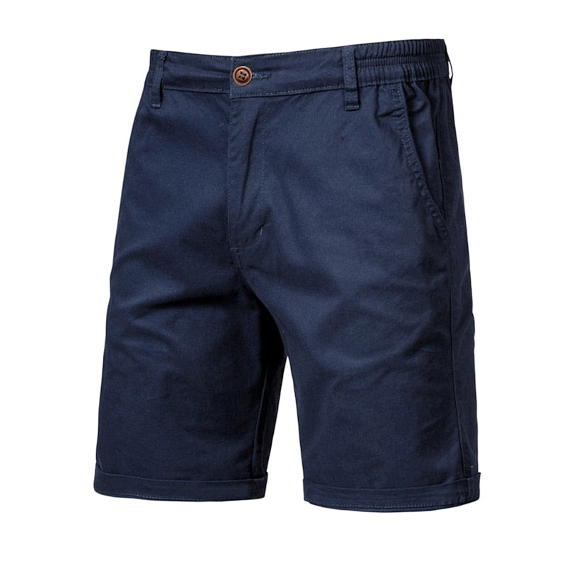 100% Cotton Solid Shorts
