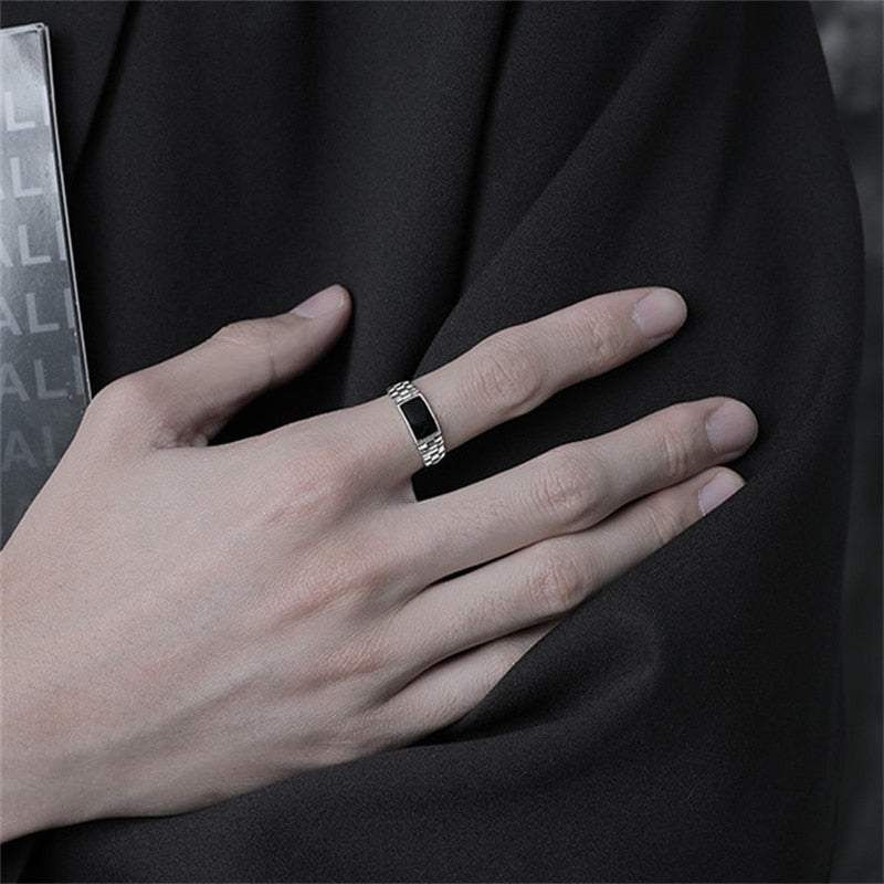 Crystal Black Ring