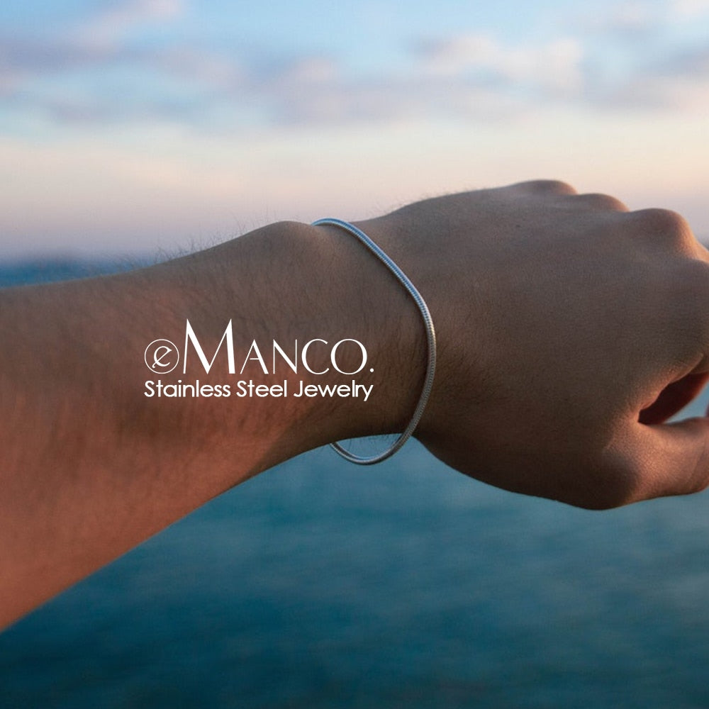 e-Manco Stainless Steel Snake Chain