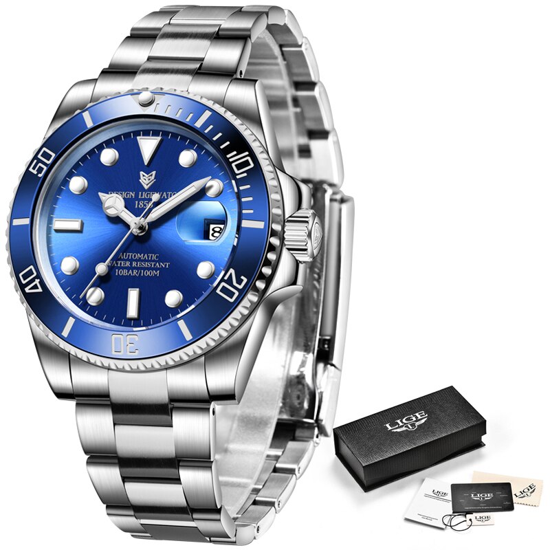 LIGE Mechanical Wristwatch