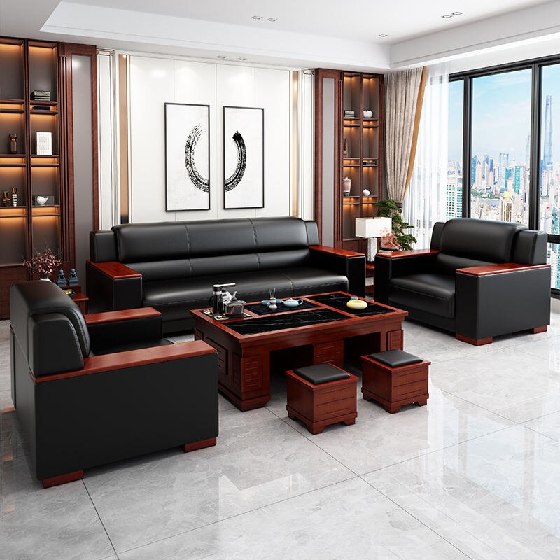 Reception Leather Lounge Set