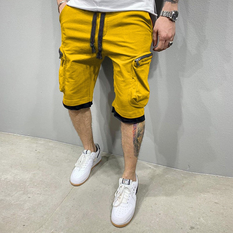 Loose Multi-Pocket Shorts