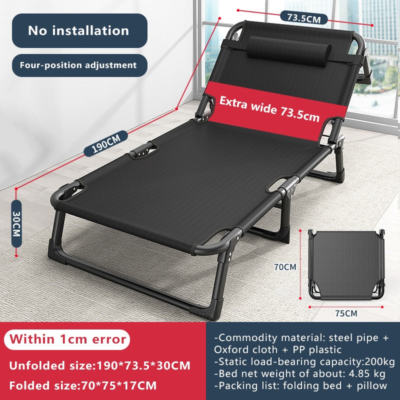 Folding Multifunctional Outdoor Bed
