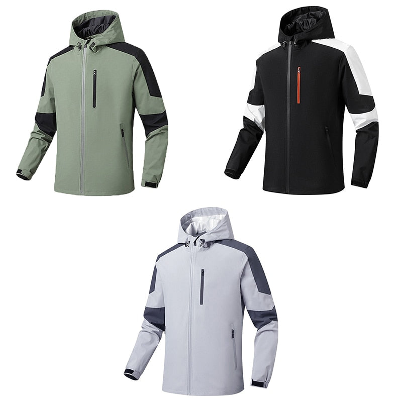 Spring Windproof Hooded Jacket