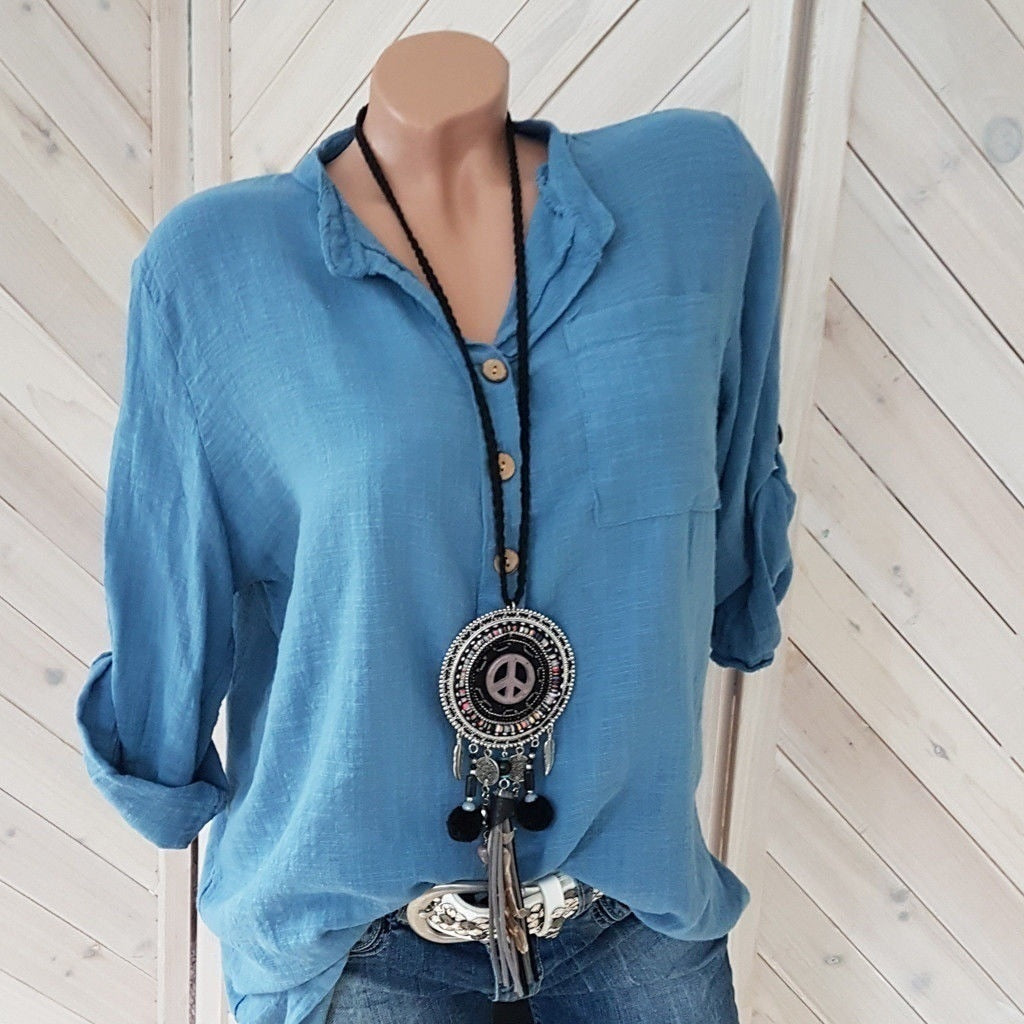 Ruffled Sleeve Blouse