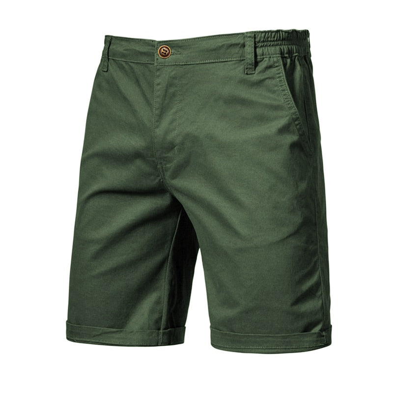100% Cotton Solid Shorts