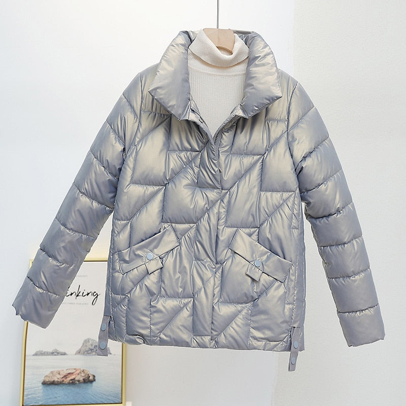 Glossy Down Cotton Jacket