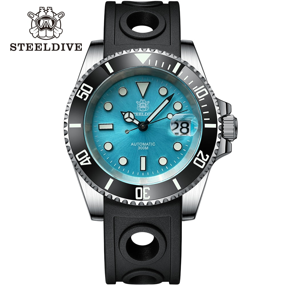 SD1953 Turquoise Dial Stainless Steel Watch