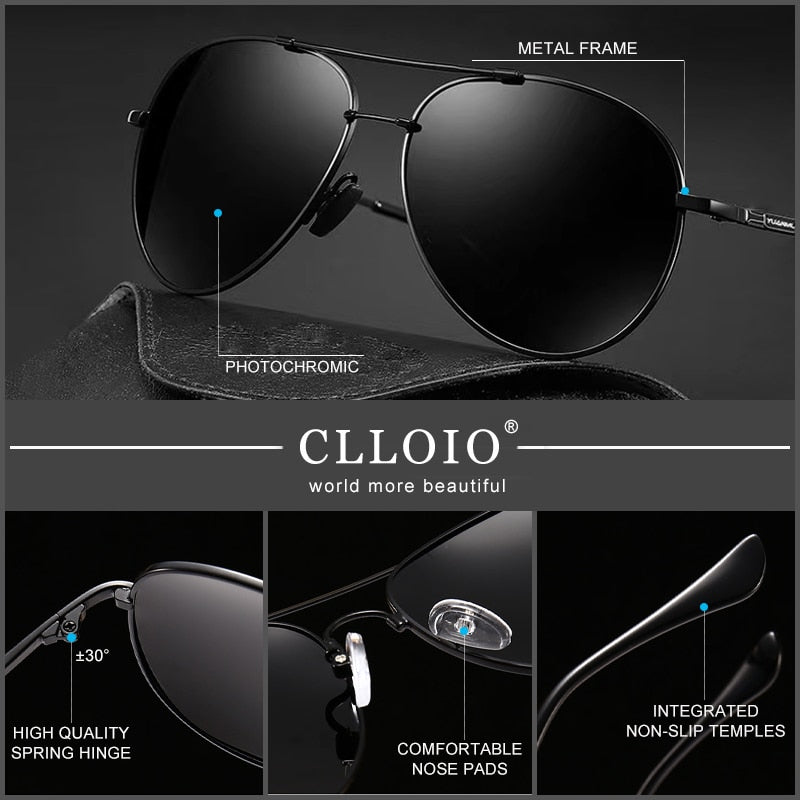 CLLOIO Titanium Alloy Sunglasses