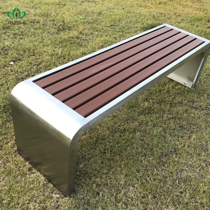 Stainless Steel Patio Bench
