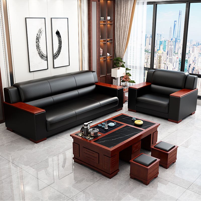 Reception Leather Lounge Set