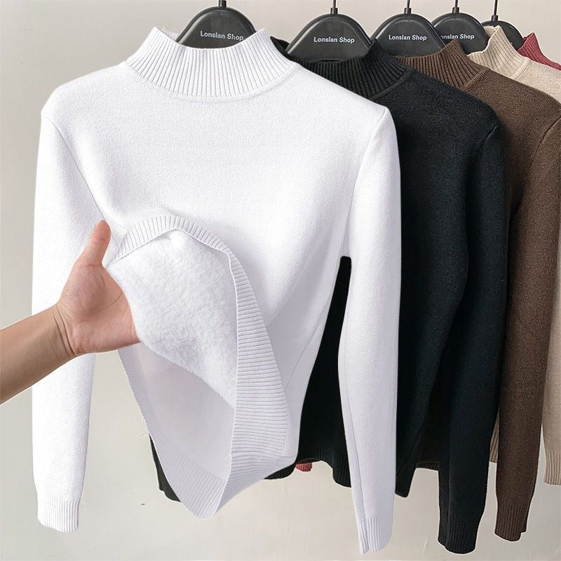 Cable Knit Turtleneck Sweater