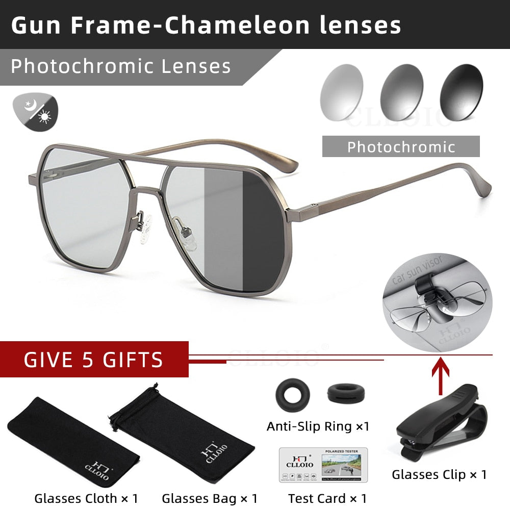 CLLOIO Aluminum Sunglasses