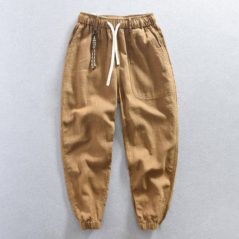 Loose Linen Casual Pants
