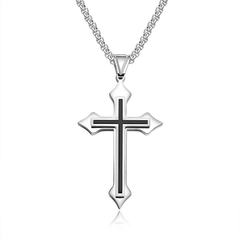Geometric Stainless Steel Pendant