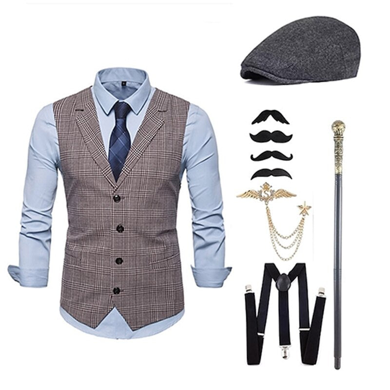 1920s Mafia Masquerade Costume