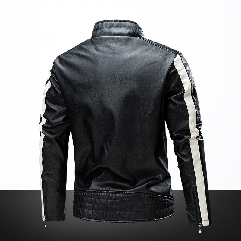 Faux Leather Biker Jacket