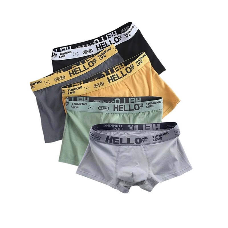 Solid Color Boxer Shorts