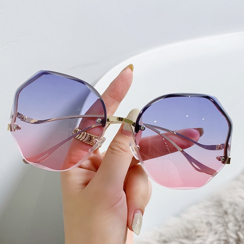 ZUIDID Gradient Round Sunglasses
