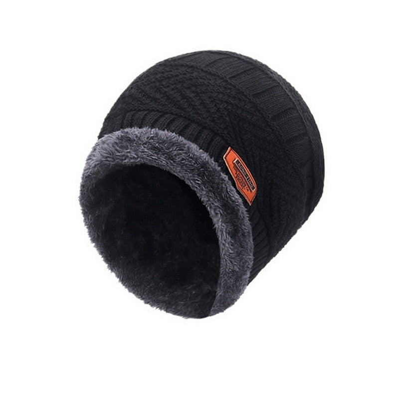 Fleece Knitted Beanie