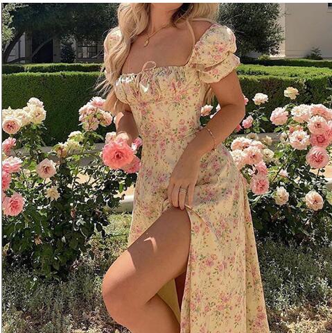 Enchanting Floral A-Line Dress