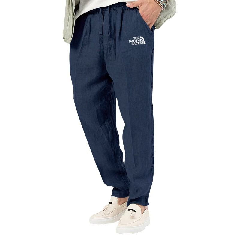 Straight Linen Pants