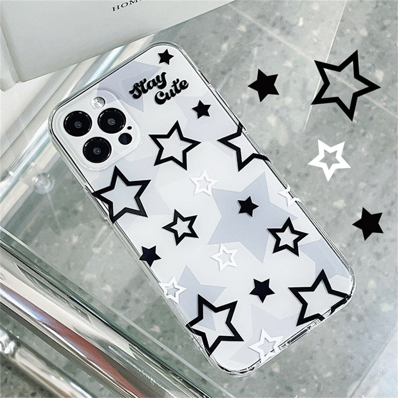 Korean Y2K Star Phone Case For iPhone