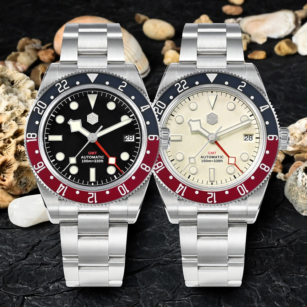 San Martin NH34 GMT Watch